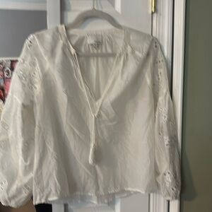 Greylin white Blouse size XSmall